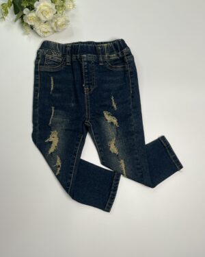 Kids' Comfortable & Trendy Distressed Pull-On Jeans