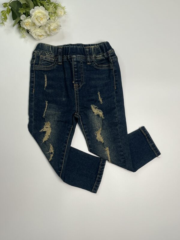 Kids' Comfortable & Trendy Distressed Pull-On Jeans