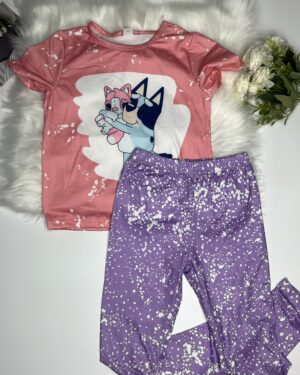Comfortable Kids' Splatter Print Outfit Set