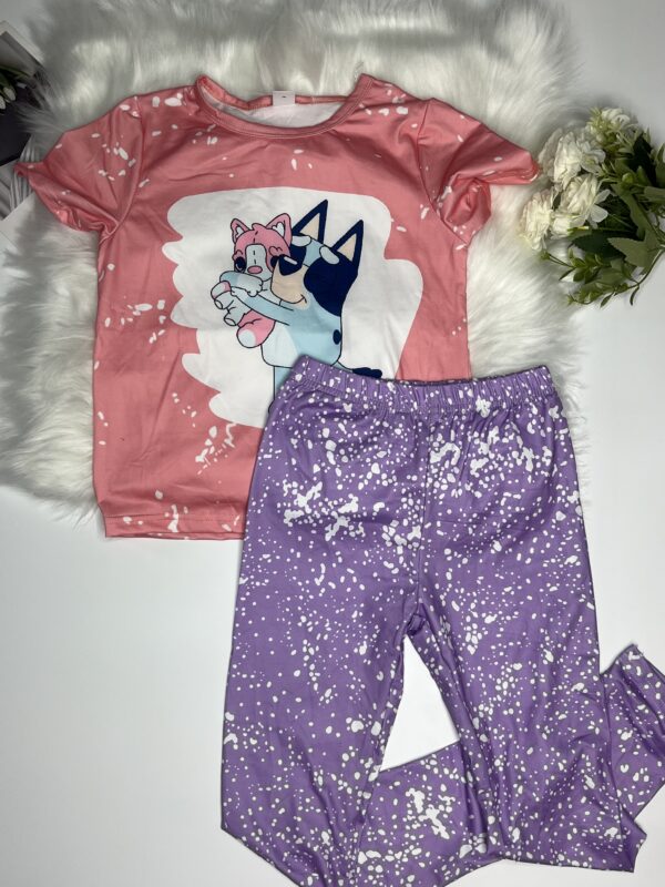 Comfortable Kids' Splatter Print Outfit Set