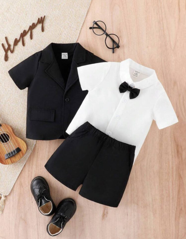 Baby Boy Dapper Dude Formal Outfit Set (3-Piece)