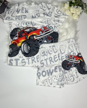 Boys' Monster Truck Graphic T-Shirt & Shorts Set