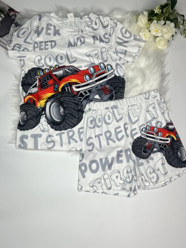 Boys' Monster Truck Graphic T-Shirt & Shorts Set