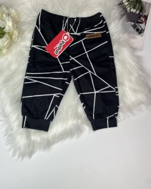 Kids' Modern Geometric Print Jogger Pants
