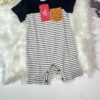 Comfy Striped Baby Romper